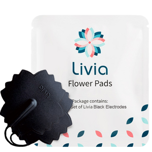 Livia Black Flower Pads